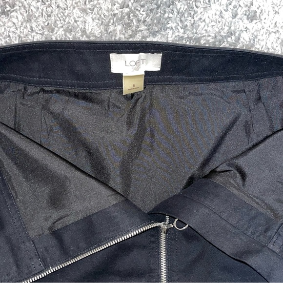 Loft Zip Front Embroidered Skirt - Picture 2 of 2